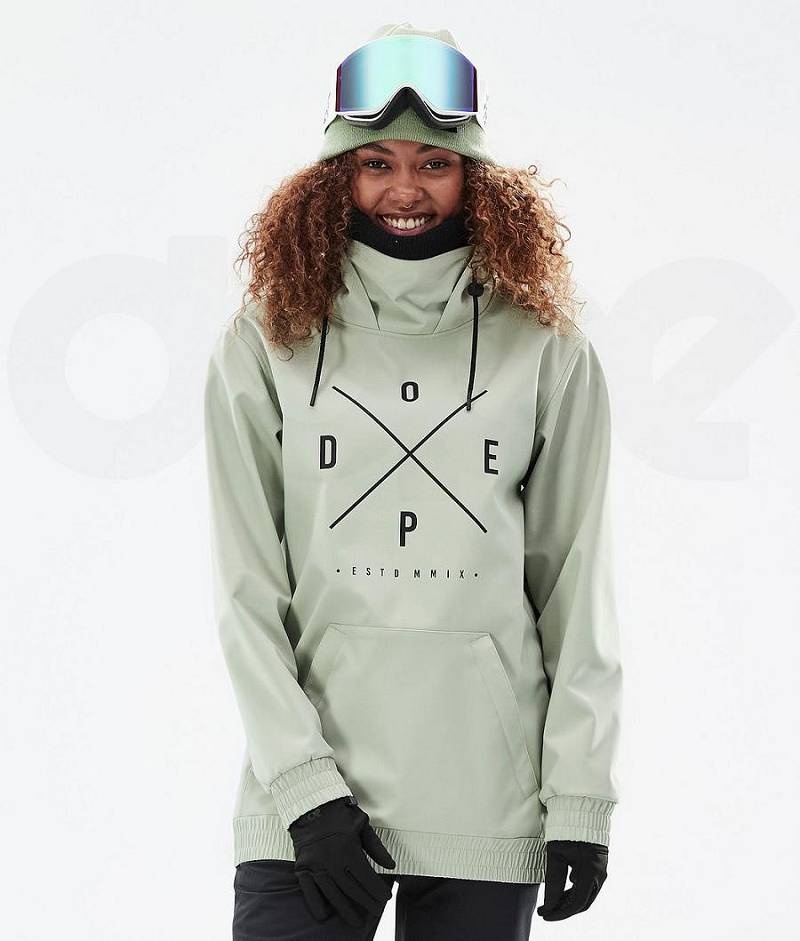 Green Women\'s Dope Yeti W Ski Jackets | India_D1618