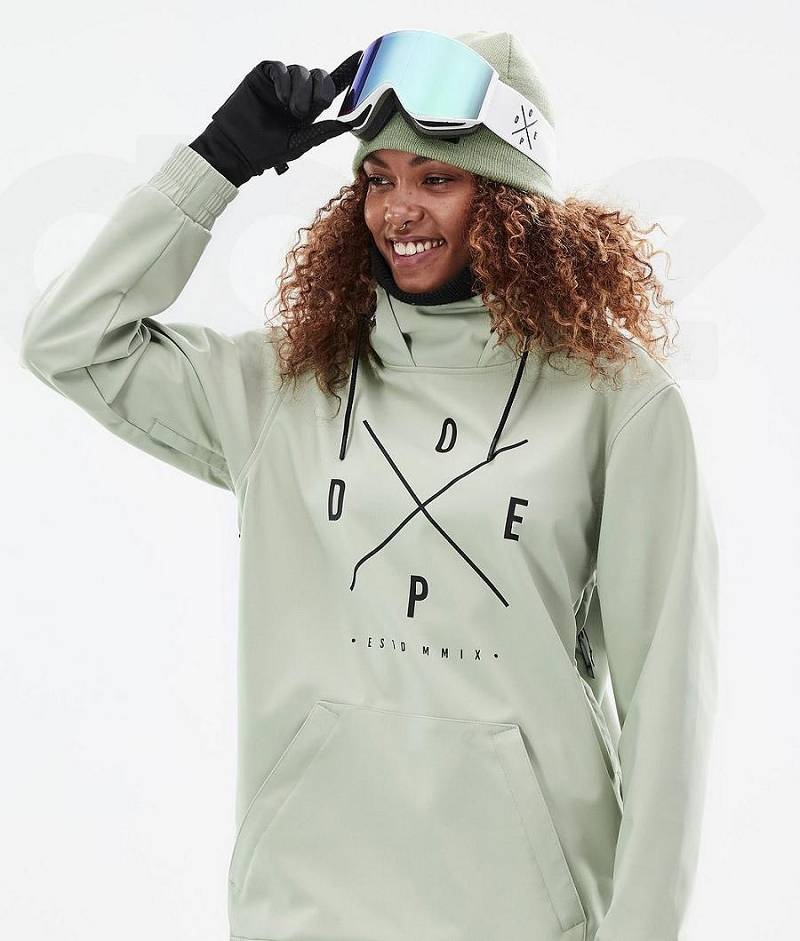 Green Women's Dope Yeti W Snowboard Jackets | India_D1563