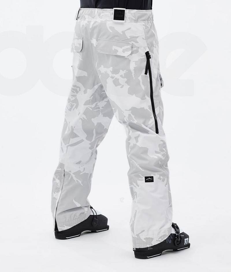 Grey Camo Men's Dope Antek Ski Pants | India_D2478