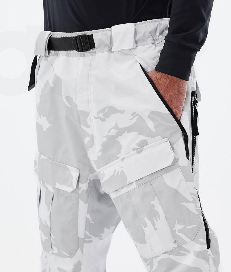 Grey Camo Men's Dope Antek Snowboard Pants | India_D1985