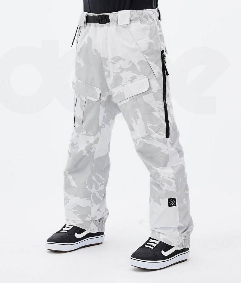 Grey Camo Men\'s Dope Antek Snowboard Pants | India_D1985