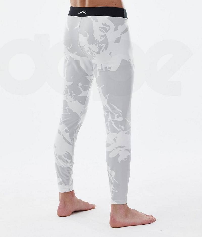 Grey Camo Men's Dope Snuggle Base Layer Pants | India_D1970