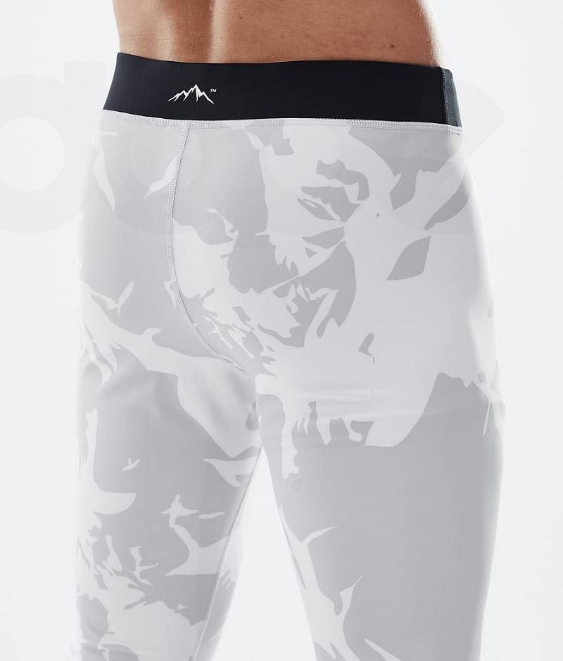 Grey Camo Men's Dope Snuggle Base Layer Pants | India_D1970