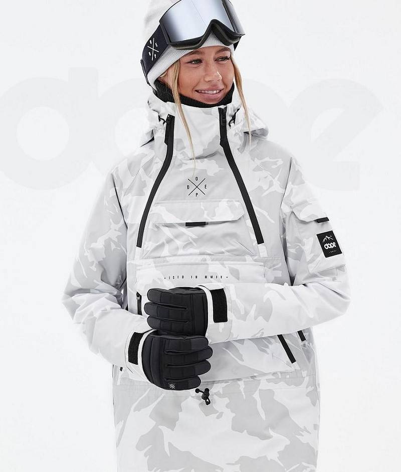 Grey Camo Women's Dope Akin W Snowboard Jackets | India_D2505