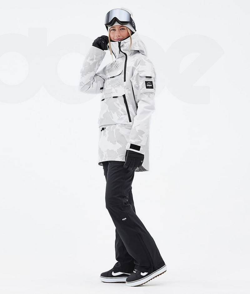 Grey Camo Women's Dope Akin W Snowboard Jackets | India_D2505