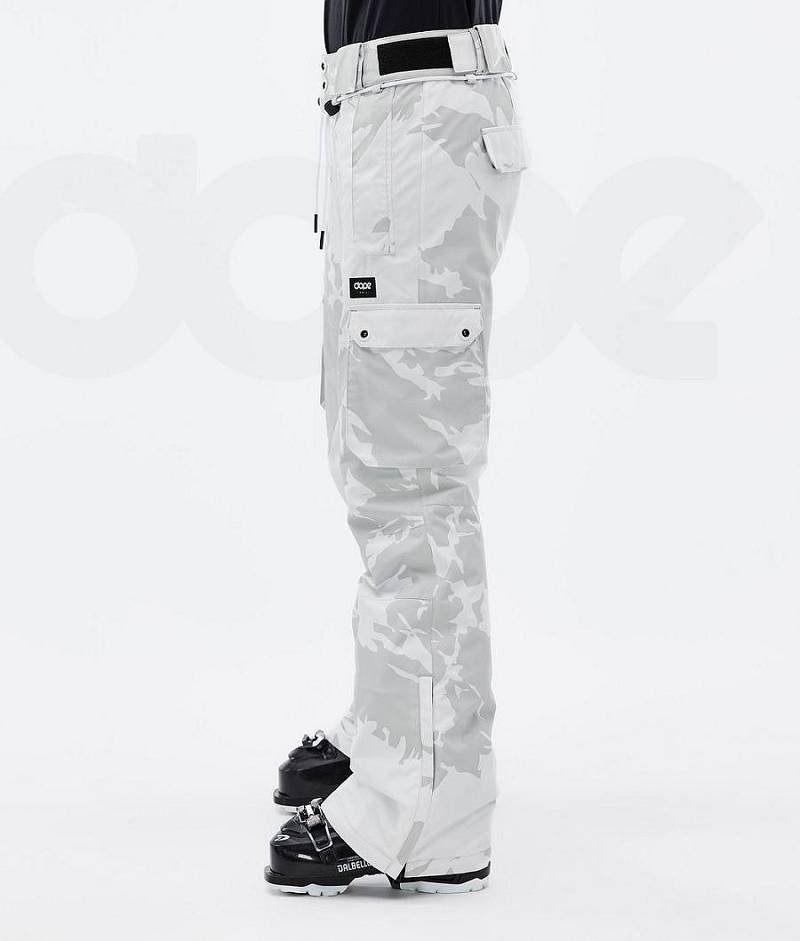 Grey Camo Women's Dope Iconic W Ski Pants | India_D2022