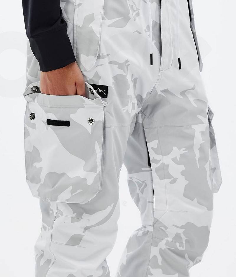 Grey Camo Women's Dope Iconic W Ski Pants | India_D2022