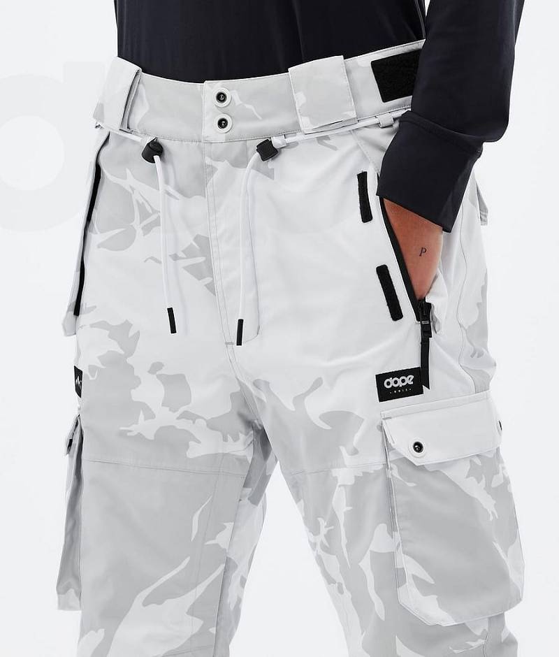 Grey Camo Women's Dope Iconic W Ski Pants | India_D2022