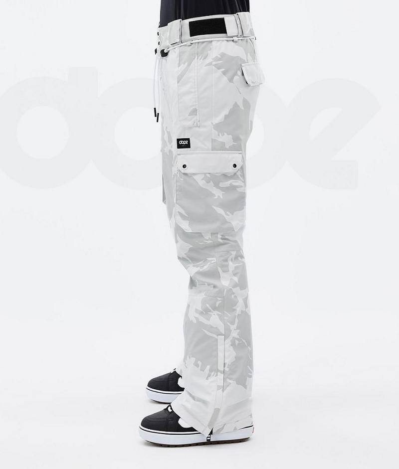 Grey Camo Women's Dope Iconic W Snowboard Pants | India_D1982