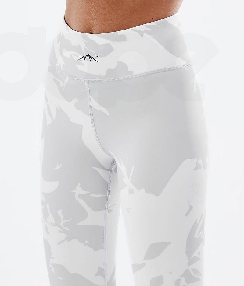 Grey Camo Women's Dope Snuggle W Base Layer Pants | India_D1803