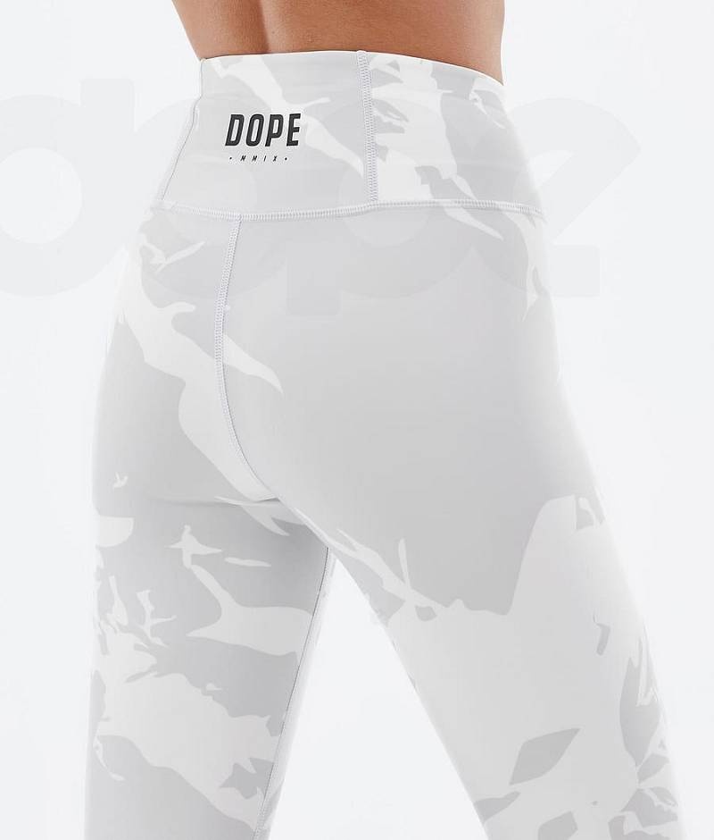 Grey Camo Women's Dope Snuggle W Base Layer Pants | India_D1803