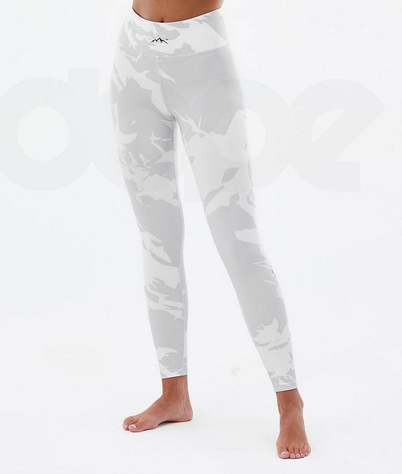 Grey Camo Women\'s Dope Snuggle W Base Layer Pants | India_D1803