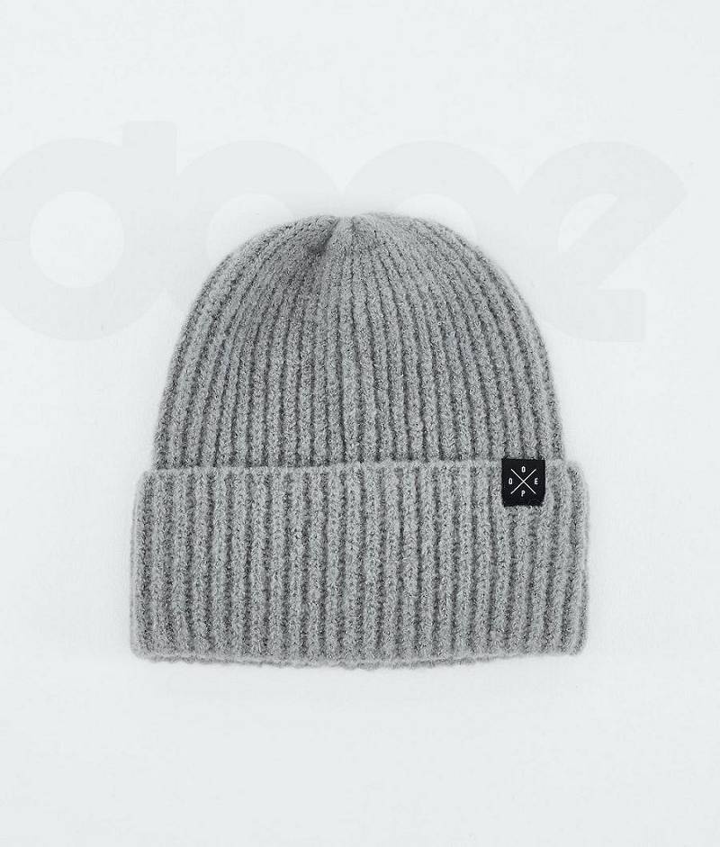 Grey Men\'s Dope Chunky Beanies | India_D1703