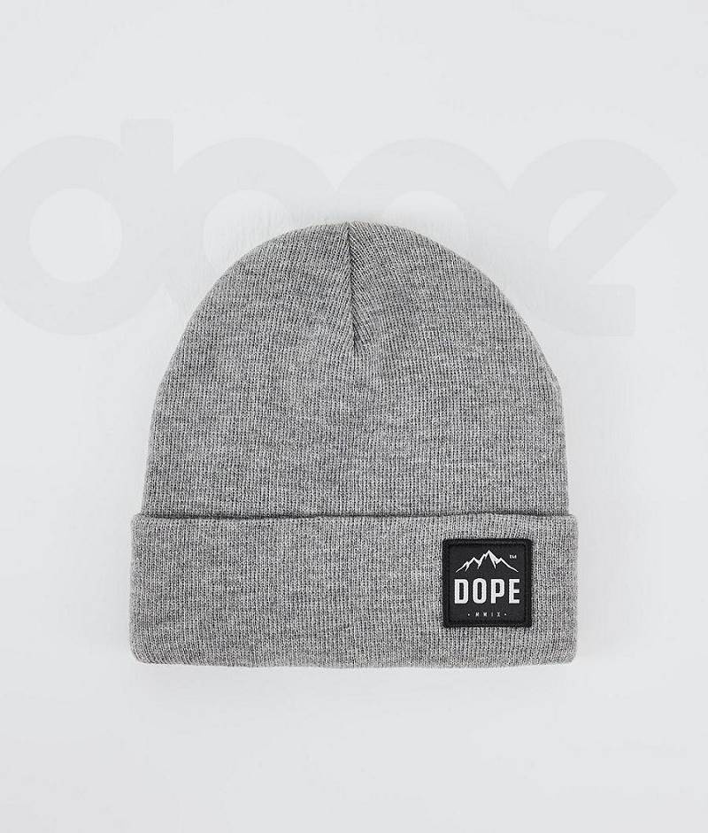 Grey Men\'s Dope Paradise Beanies | India_D1525