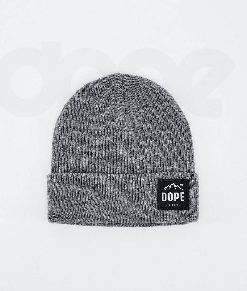 Grey Men\'s Dope Paradise Beanies | India_D2158