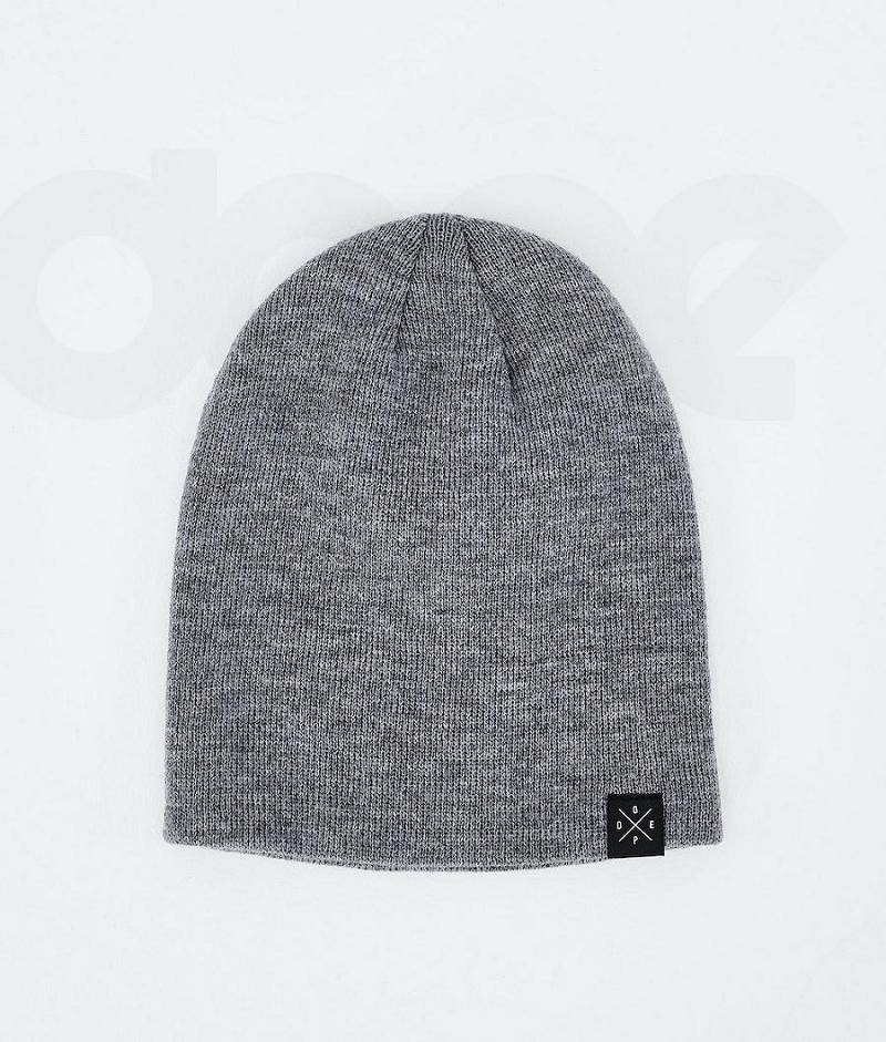 Grey Men\'s Dope Solitude Beanies | India_D1267