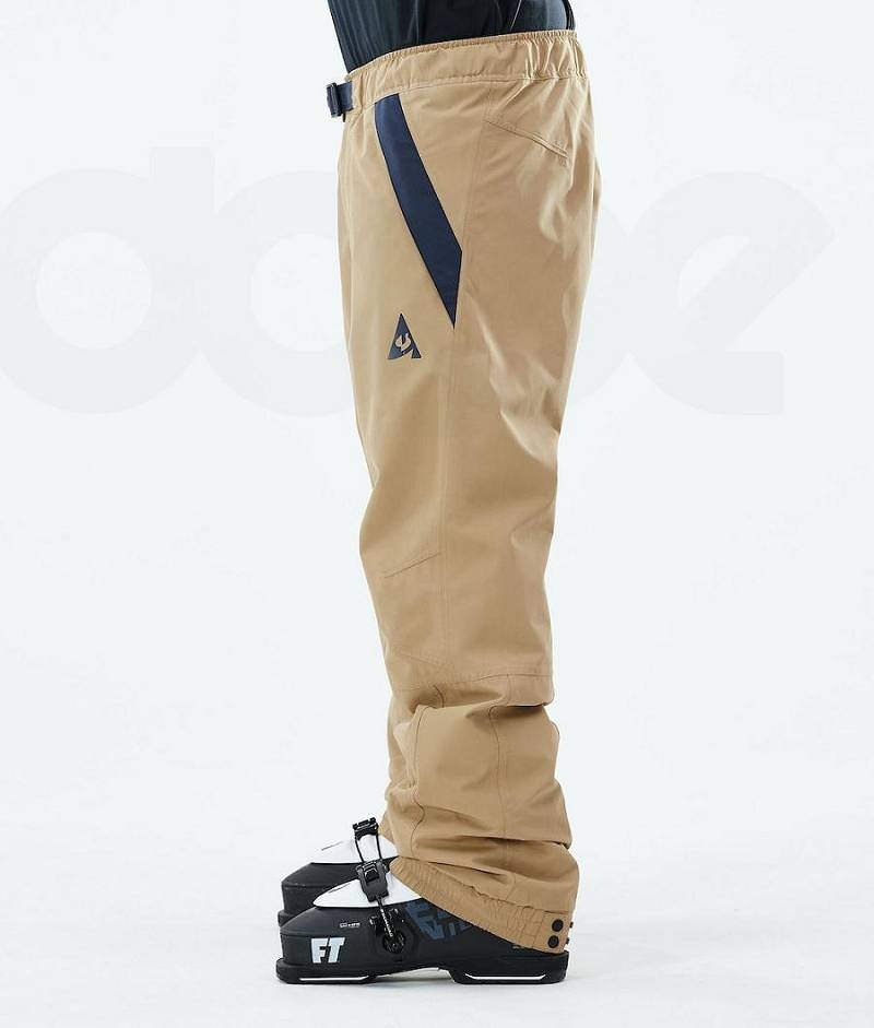 Khaki Blue Men's Dope JT Blizzard Ski Pants | India_D1750