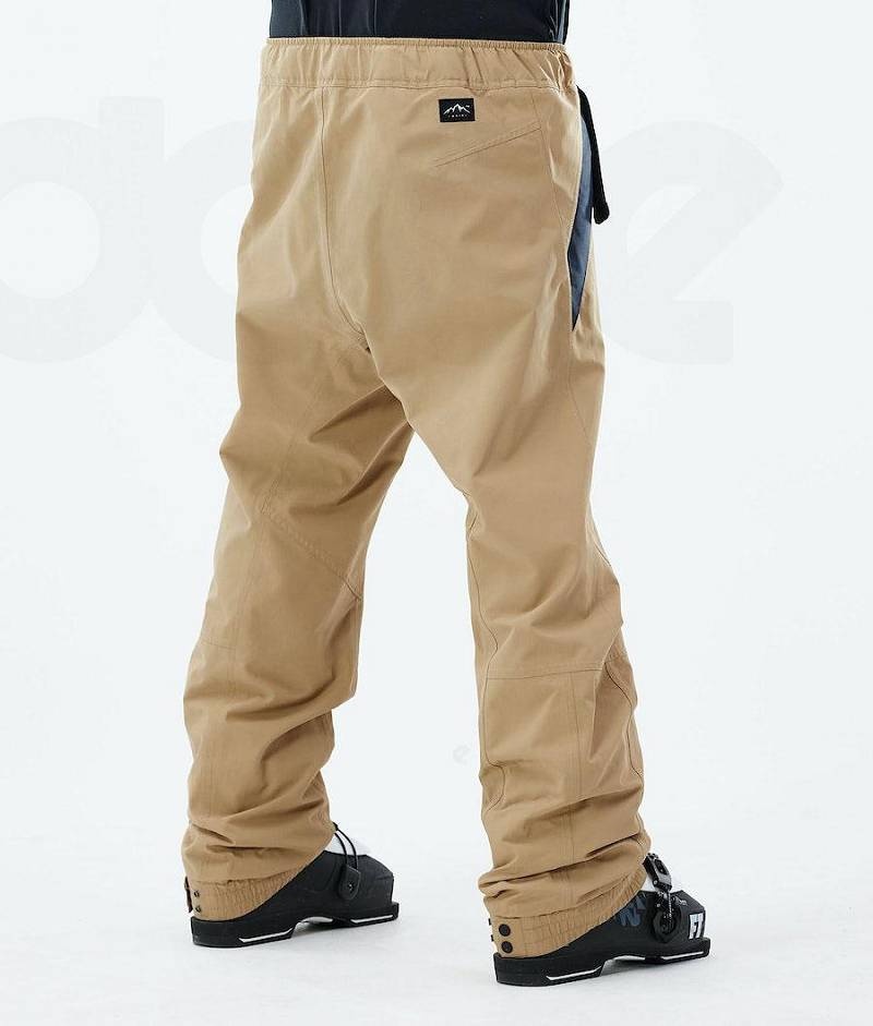 Khaki Blue Men's Dope JT Blizzard Ski Pants | India_D1750