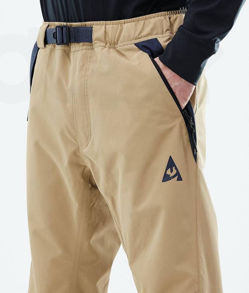 Khaki Blue Men's Dope JT Blizzard Ski Pants | India_D1750