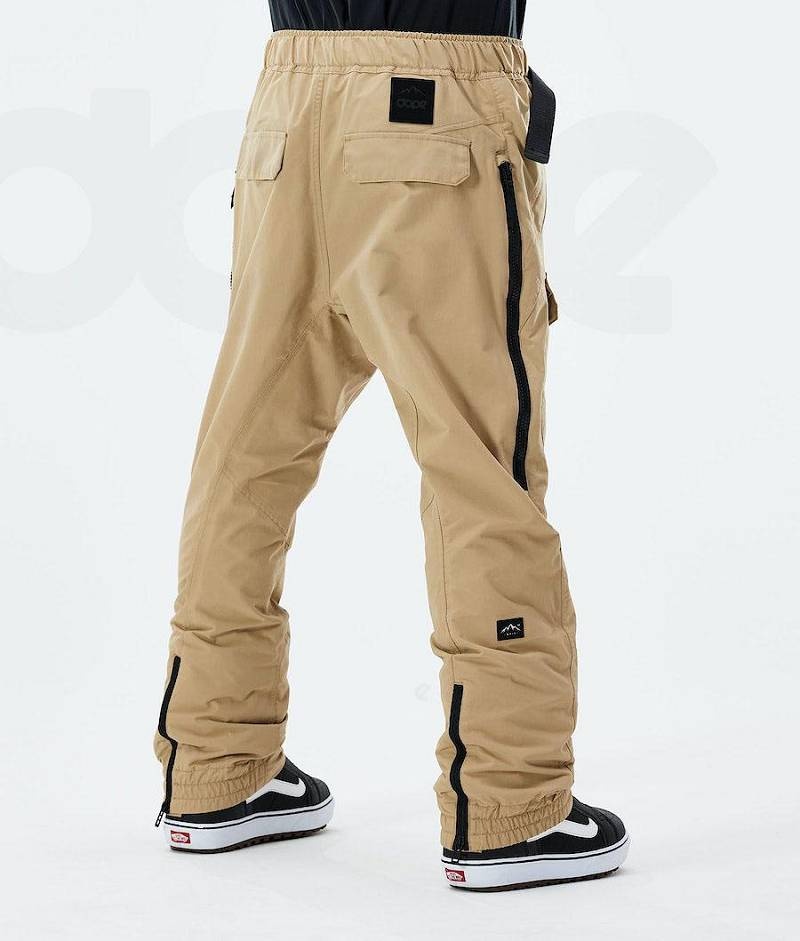 Khaki Men's Dope Antek 2020 Snowboard Pants | India_D1582