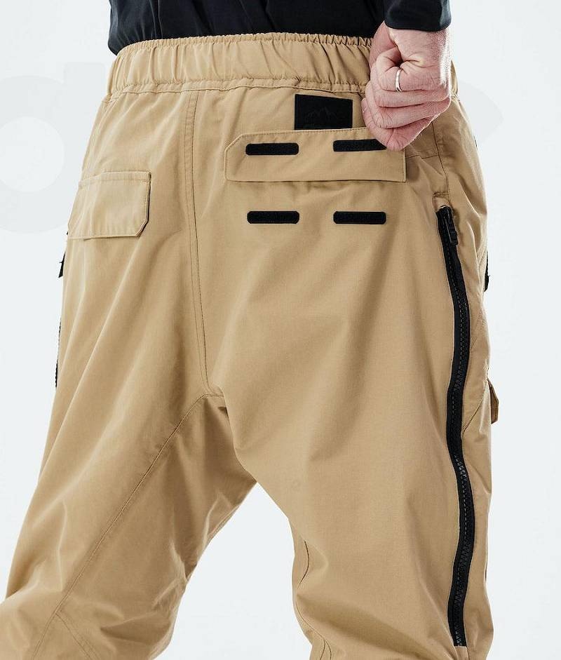 Khaki Men's Dope Antek 2020 Snowboard Pants | India_D1582