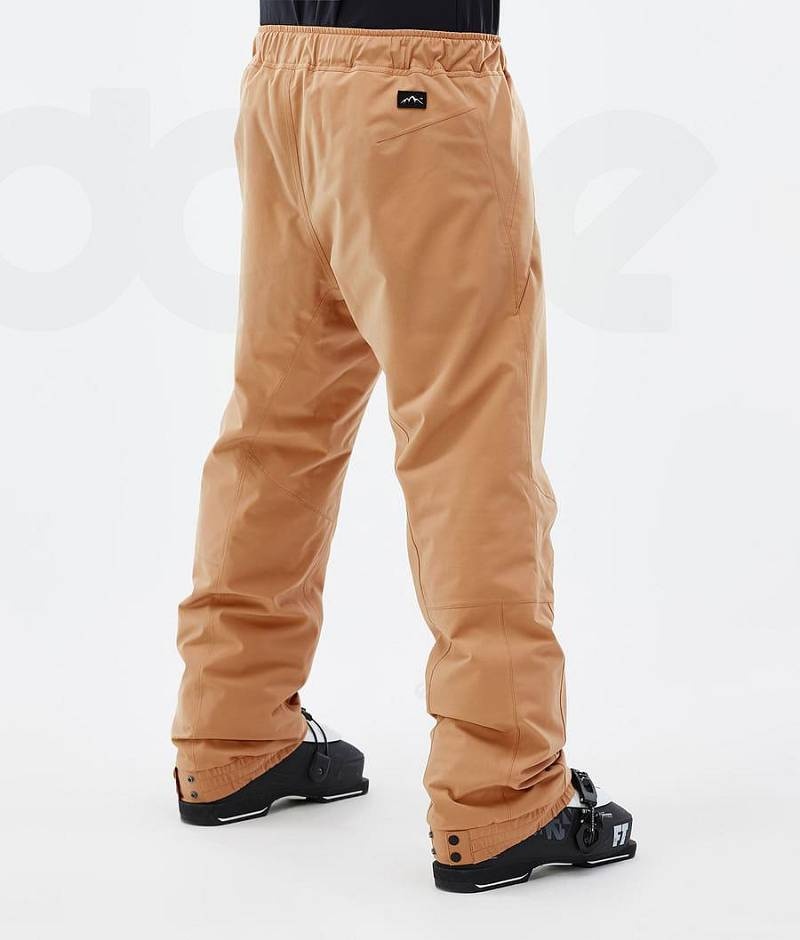 Khaki Men's Dope Blizzard Ski Pants | India_D1457