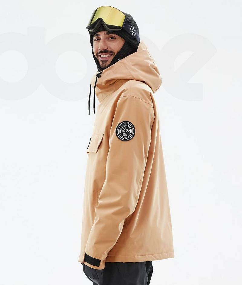 Khaki Men's Dope Blizzard Snowboard Jackets | India_D1319