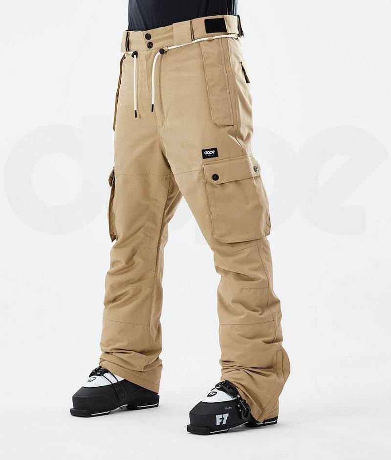 Khaki Men\'s Dope Iconic 2021 Ski Pants | India_D1034