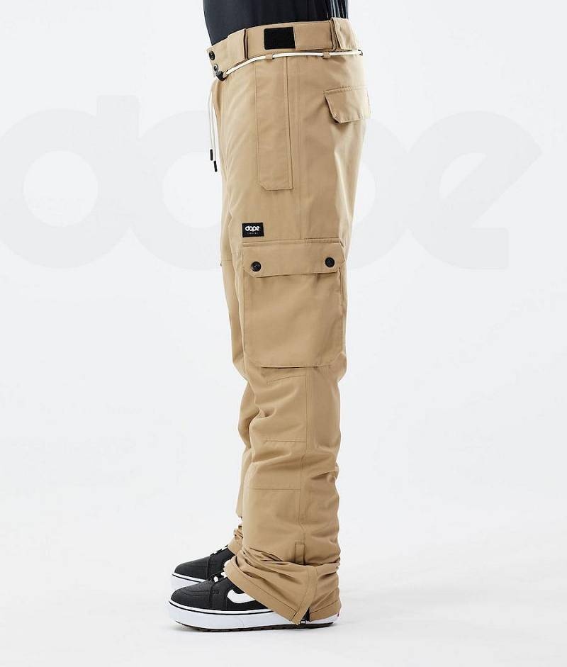 Khaki Men's Dope Iconic 2021 Snowboard Pants | India_D2000