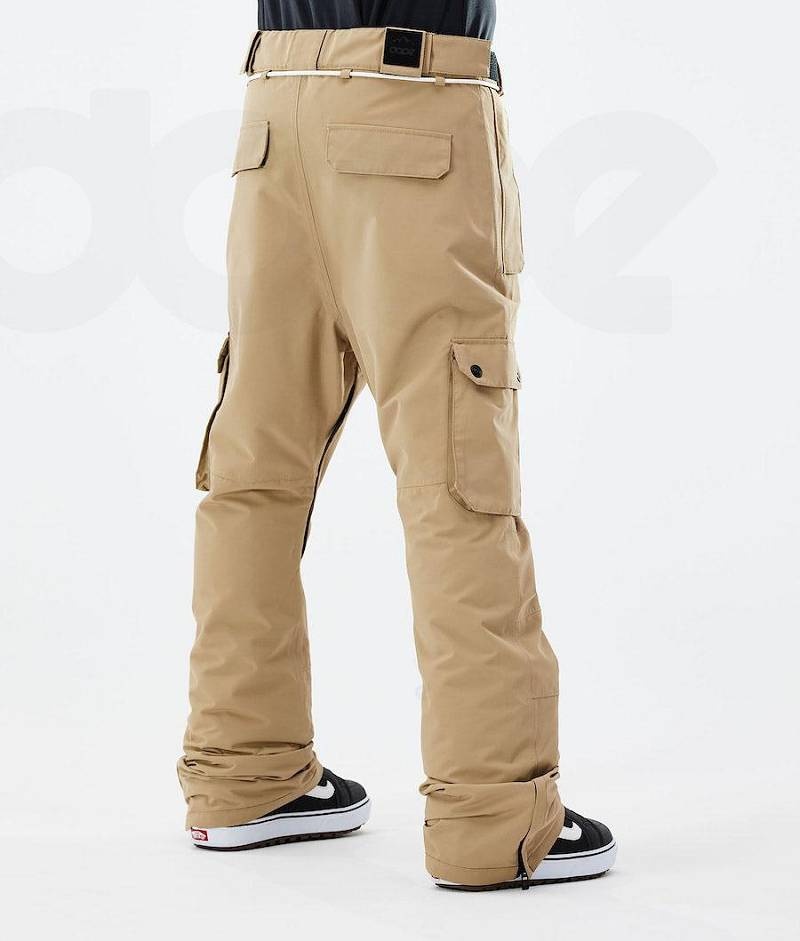 Khaki Men's Dope Iconic 2021 Snowboard Pants | India_D2000