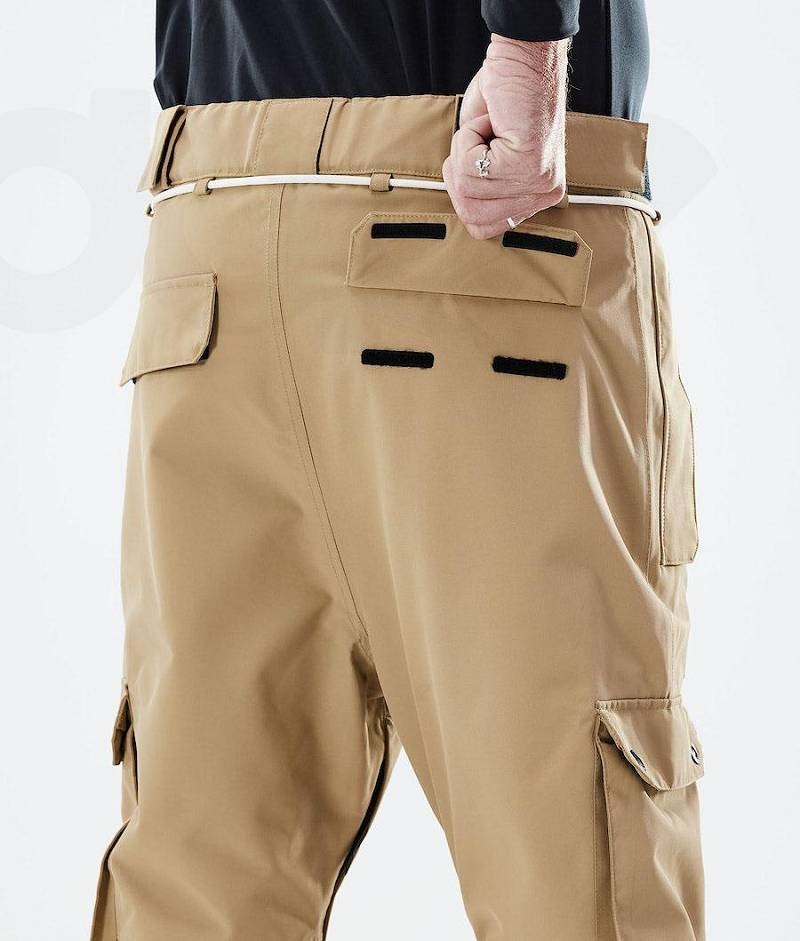 Khaki Men's Dope Iconic 2021 Snowboard Pants | India_D2000