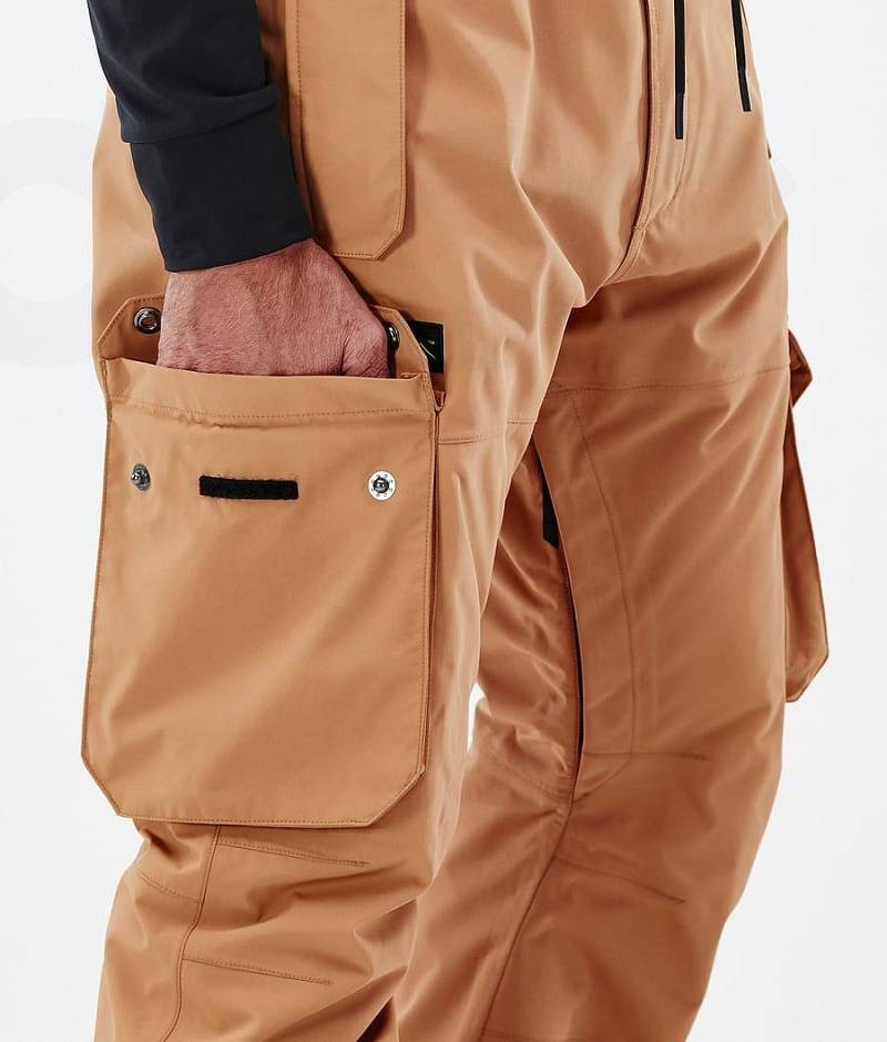 Khaki Men's Dope Iconic Ski Pants | India_D1657