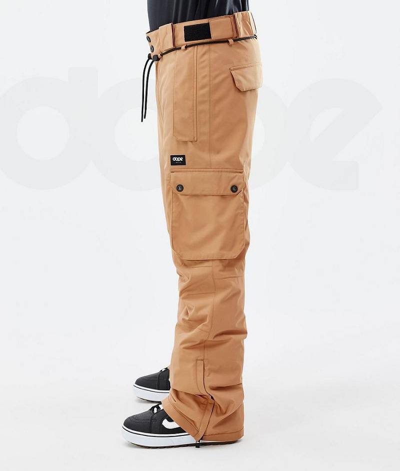 Khaki Men's Dope Iconic Snowboard Pants | India_D2203