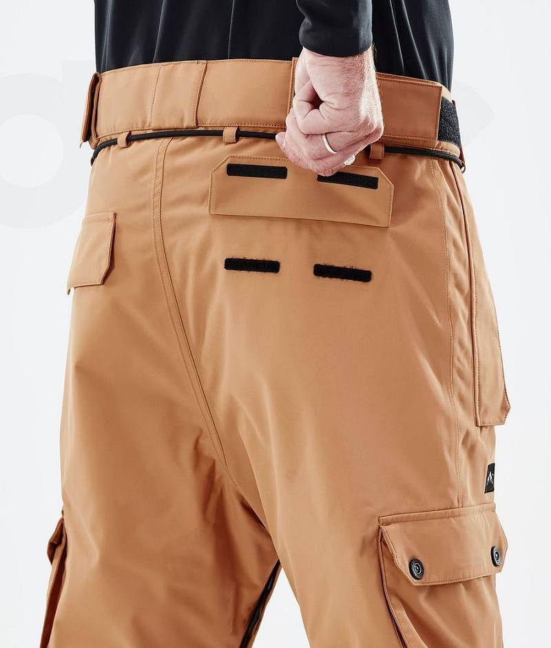 Khaki Men's Dope Iconic Snowboard Pants | India_D2203