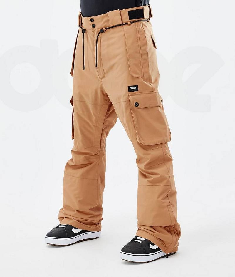 Khaki Men\'s Dope Iconic Snowboard Pants | India_D2203