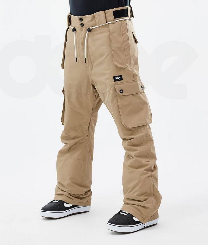 Khaki Men\'s Dope Iconic Snowboard Pants | India_D1756