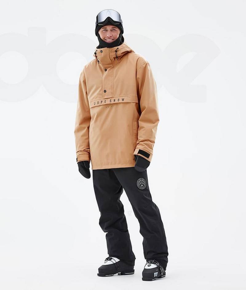 Khaki Men's Dope Legacy Ski Jackets | India_D2102