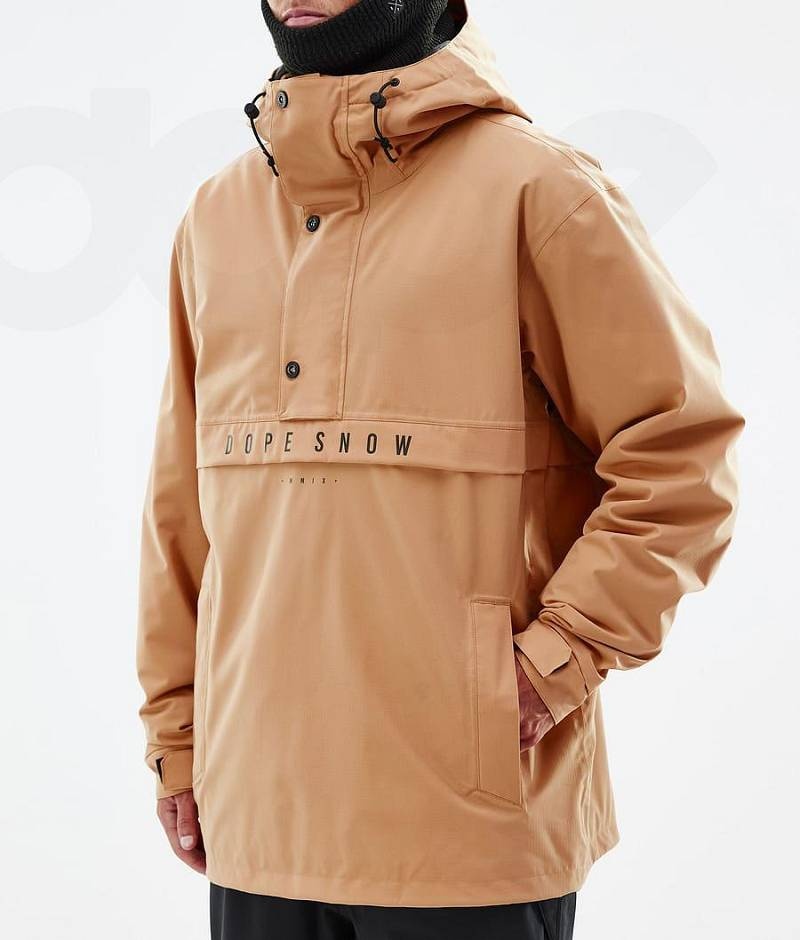 Khaki Men's Dope Legacy Ski Jackets | India_D2102