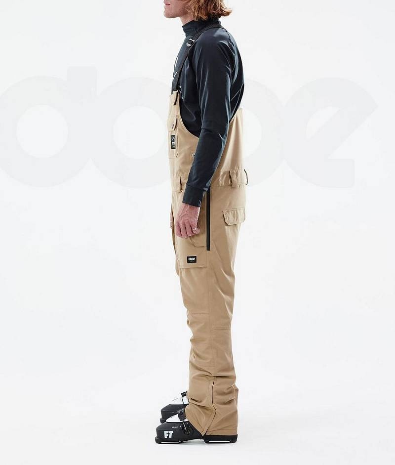 Khaki Men's Dope Notorious B.I.B Ski Pants | India_D1584