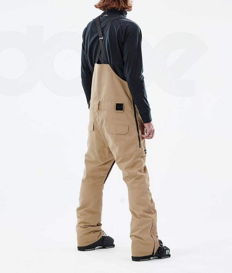 Khaki Men's Dope Notorious B.I.B Ski Pants | India_D1584