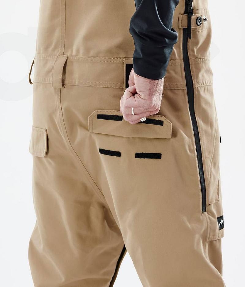 Khaki Men's Dope Notorious B.I.B Ski Pants | India_D1584