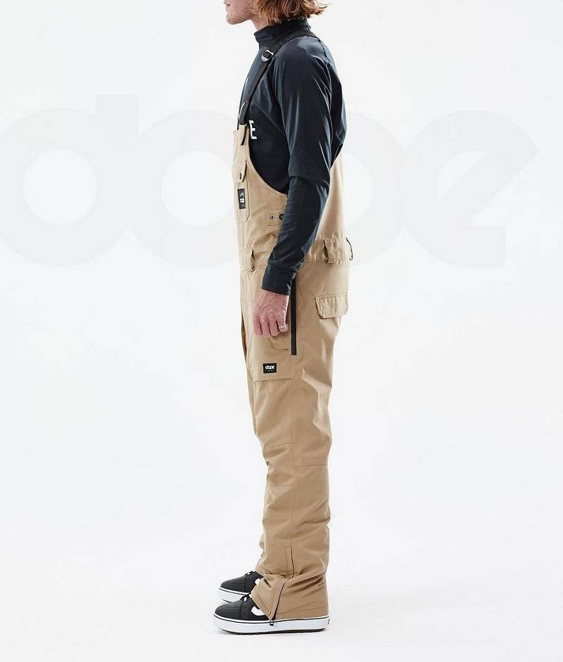 Khaki Men's Dope Notorious B.I.B Snowboard Pants | India_D1536