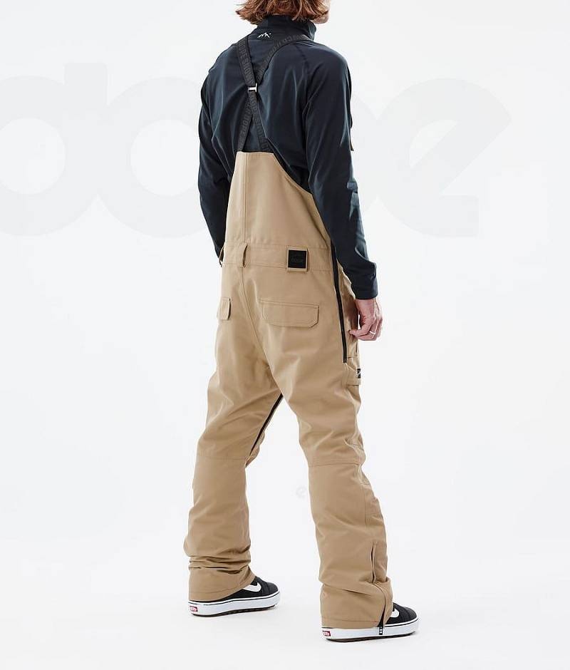 Khaki Men's Dope Notorious B.I.B Snowboard Pants | India_D1536