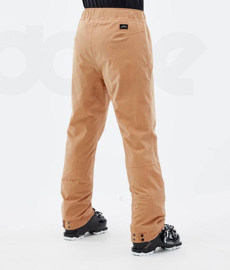 Khaki Women's Dope Blizzard W Ski Pants | India_D1566