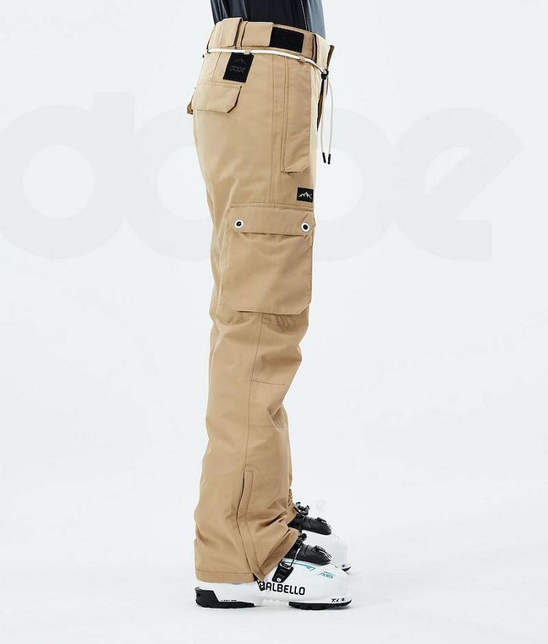 Khaki Women's Dope Iconic W 2021 Ski Pants | India_D1716