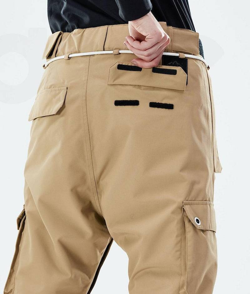 Khaki Women's Dope Iconic W 2021 Ski Pants | India_D1716