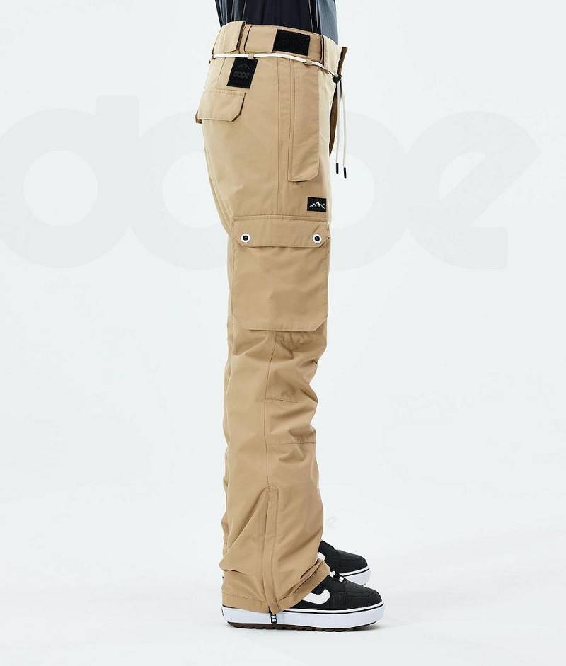 Khaki Women's Dope Iconic W 2021 Snowboard Pants | India_D1400