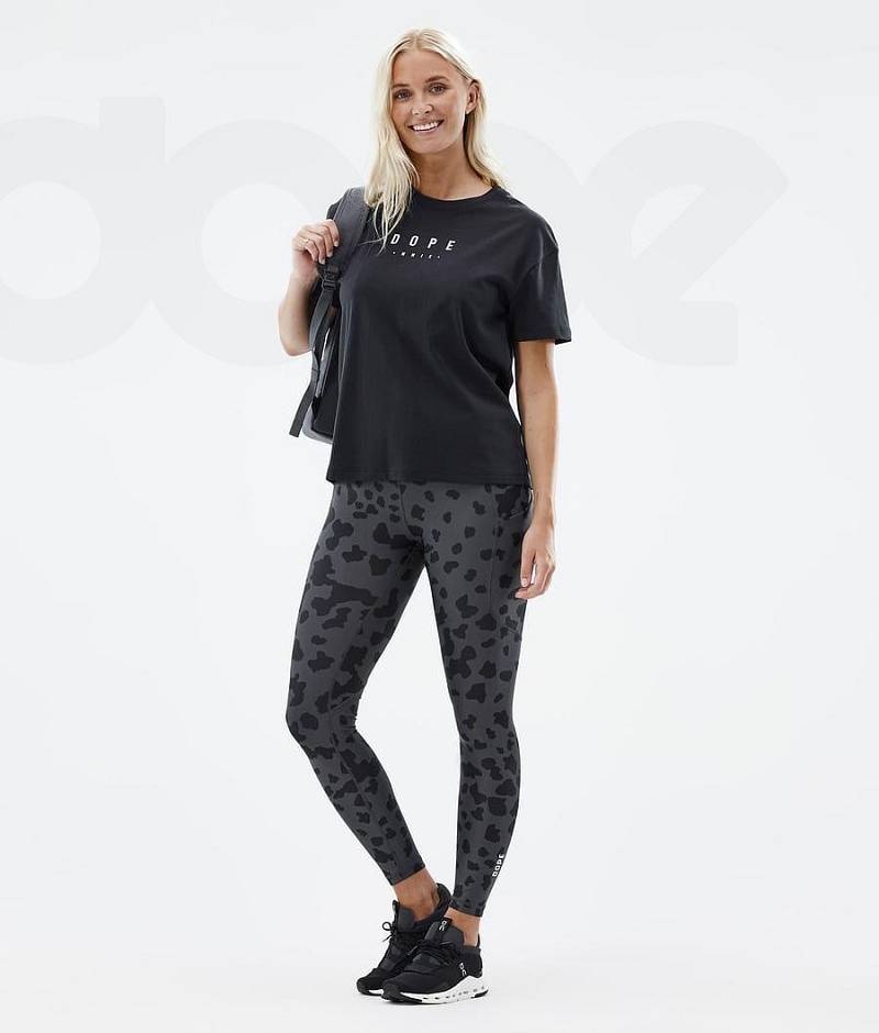 Leopard Women's Dope Lofty Tech Leggings | India_D1531