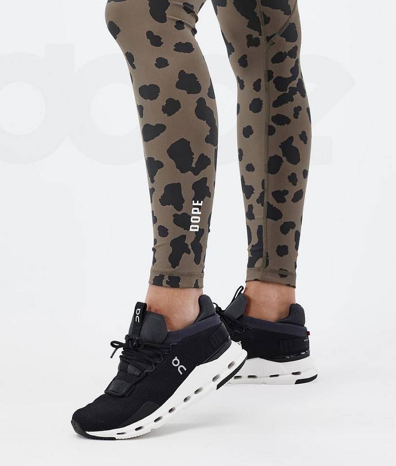 Leopard Women's Dope Lofty Tech Leggings | India_D2413