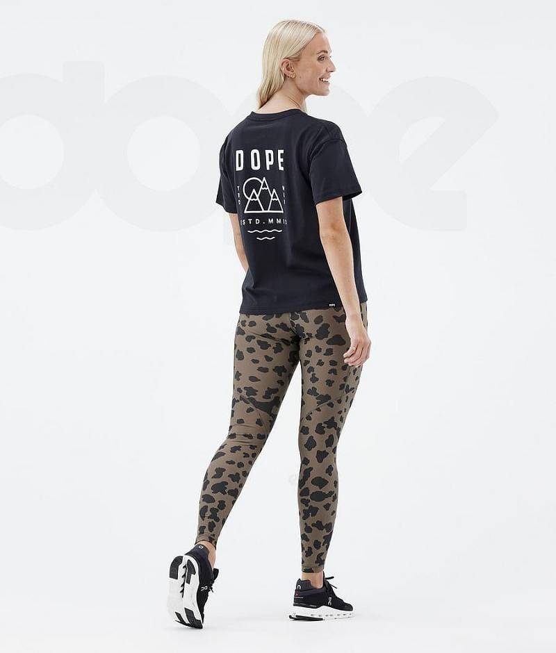 Leopard Women's Dope Lofty Tech Leggings | India_D2413